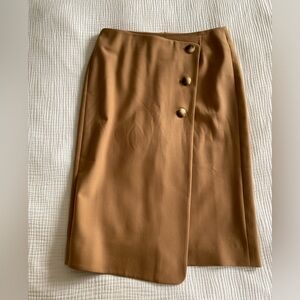 Sezane Camel Pencil Skirt, Size 36